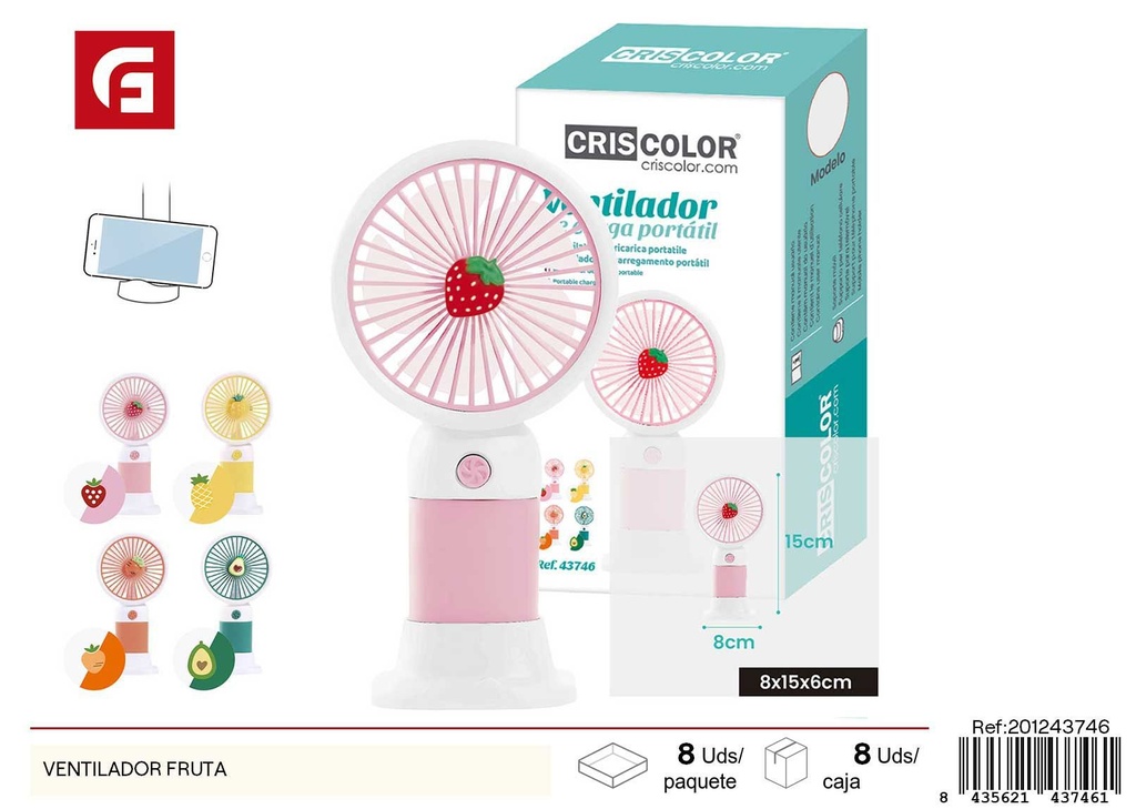 Ventilador de fruta - Ventiladores decorativos para verano