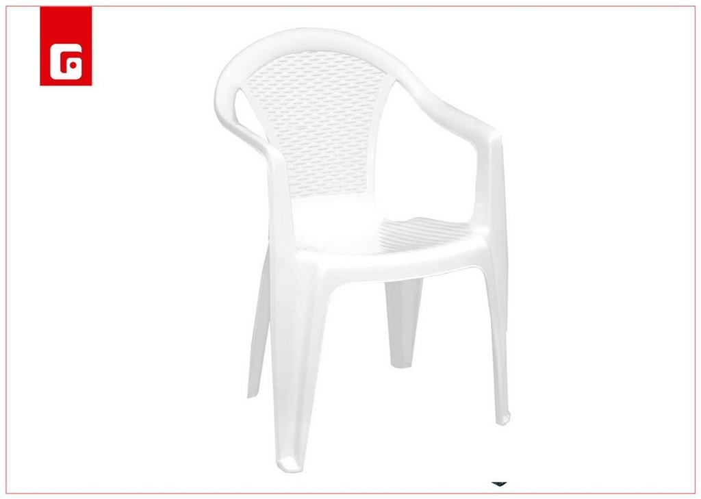 Silla Kora blanca - Mobiliario de jardín