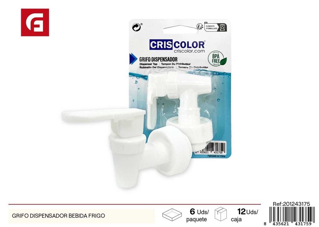 Grifo dispensador de bebida frigorífico - Utensilios de cocina