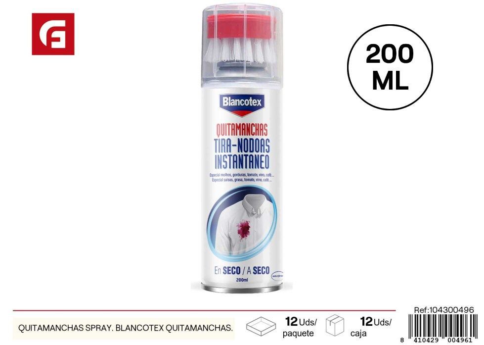 Quitamanchas spray seco BLANCOTEX 200 ml - Productos de limpieza y quitamanchas