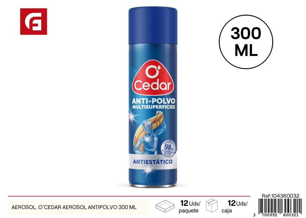 Aerosol anti-polvo O´CEDAR 300 ml - Productos de limpieza y aerosoles