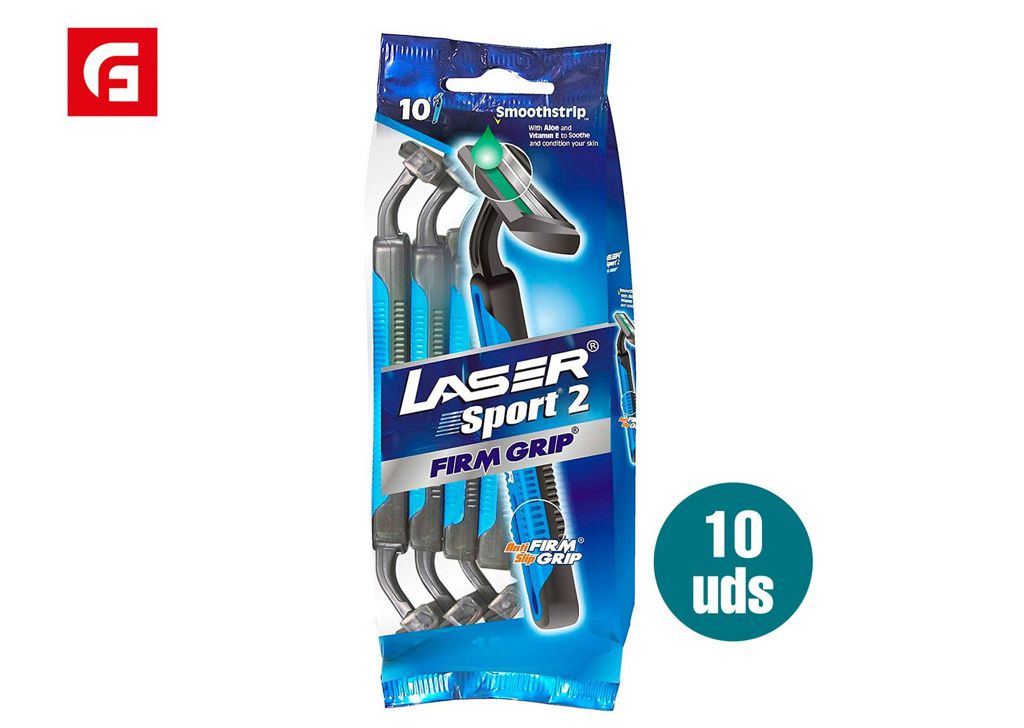 Afeitadora eléctrica Laser Sport 2 con agarre firme y protección - Cuidado personal