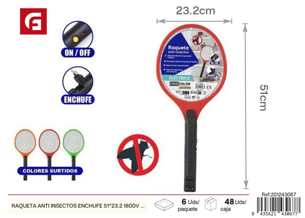 Lámpara anti insectos enchufe 51x23.2 1800V STD - Antimosquitos