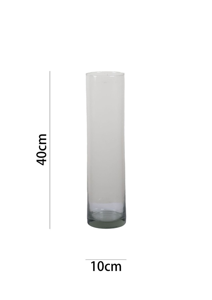 Cilindro de cristal 10/40 - Jarrones y floreros de vidrio