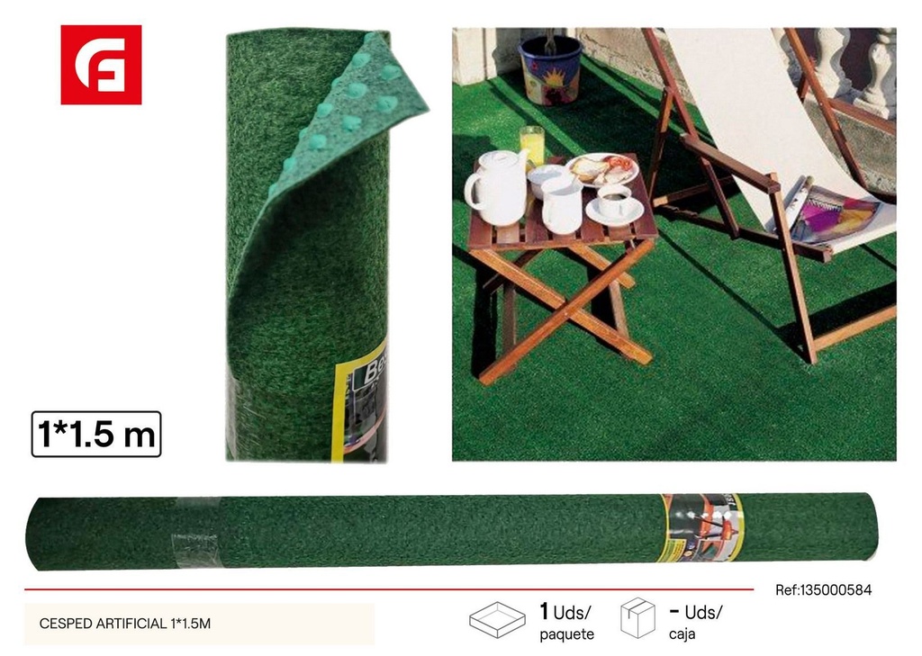 Césped artificial 1*1.5 m - Jardinería y paisajismo