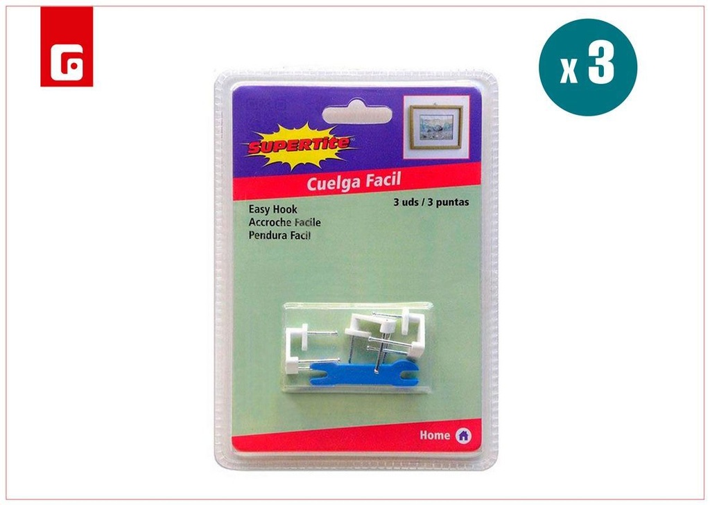 Tira adhesiva Supertite fácil 3 - Ferretería y colgadores
