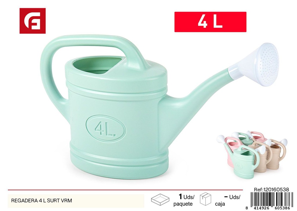 Regadera colorida 4L VRM - Herramientas de riego