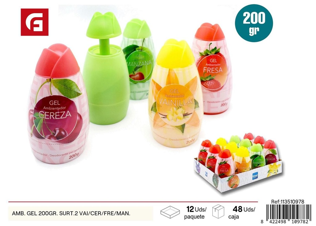 Aire fresco en gel 200g surtido - Ambientadores para el hogar