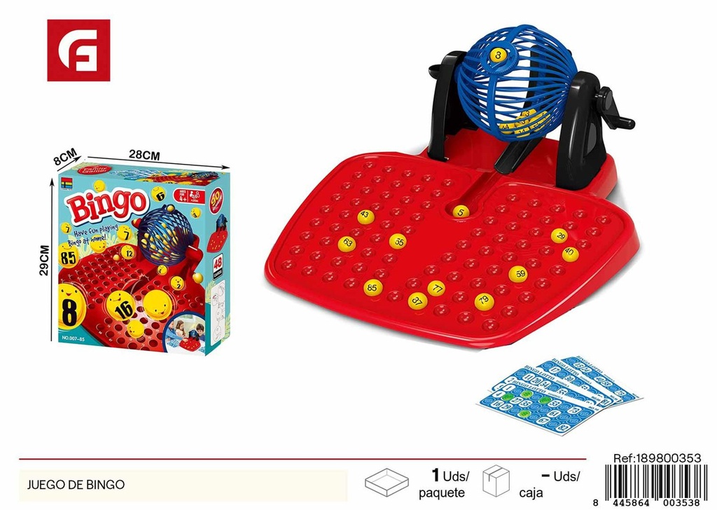 Máquina de sorteo para bingo - Juegos de mesa y entretenimiento