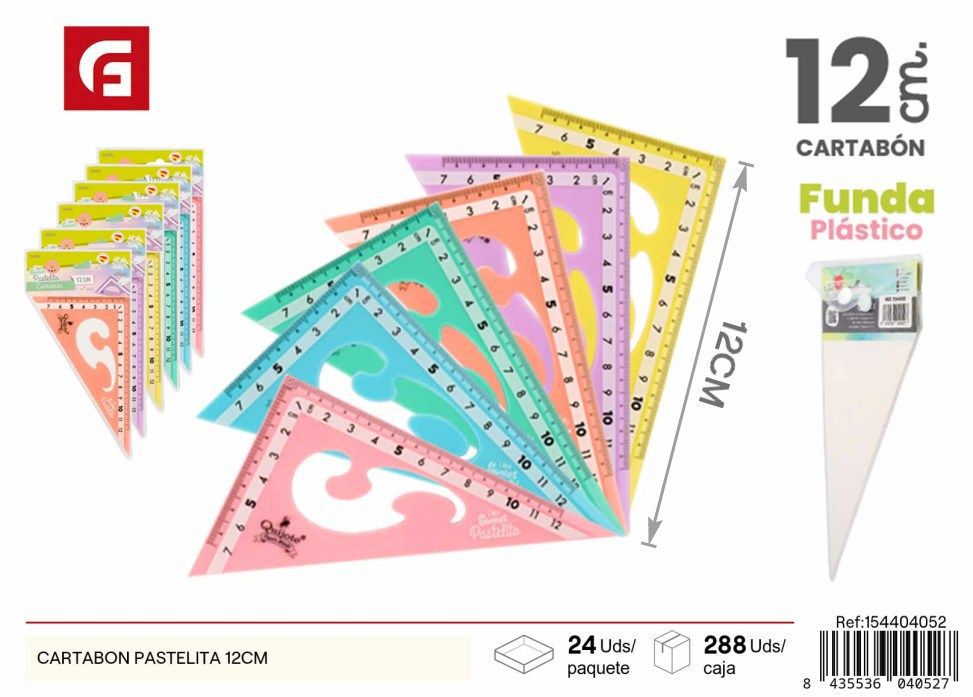 Carta de 12 cm - Material escolar y herramientas de dibujo