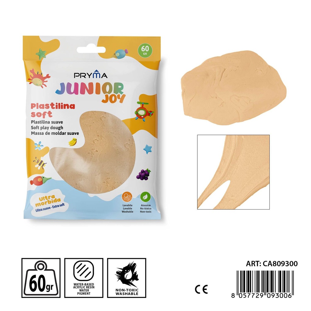 Plastilina 60g beige - Arcilla y manualidades
