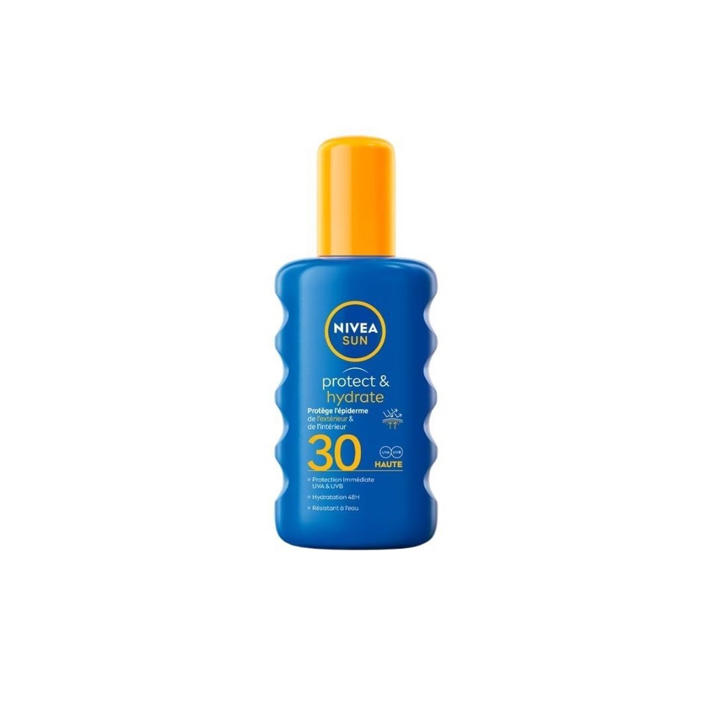  Spray Solar Nivea Sun SPF-30 200ml - Protección solar y cuidado de la piel