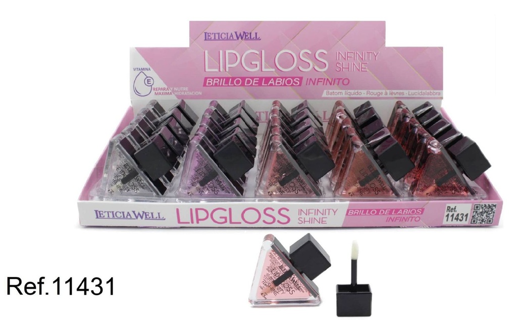  Lipgloss Infinity Shine 25u 11431 - Brillo labial y maquillaje