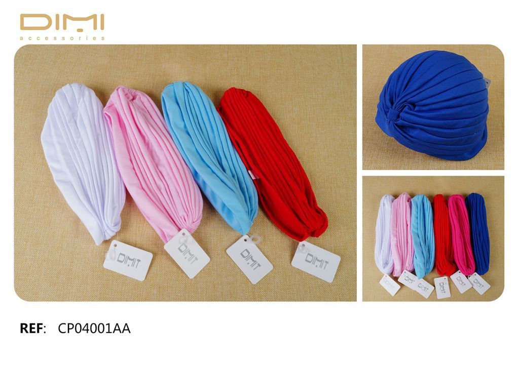  Gorro Turbante 12/u CP04001AA - Accesorios para el cabello