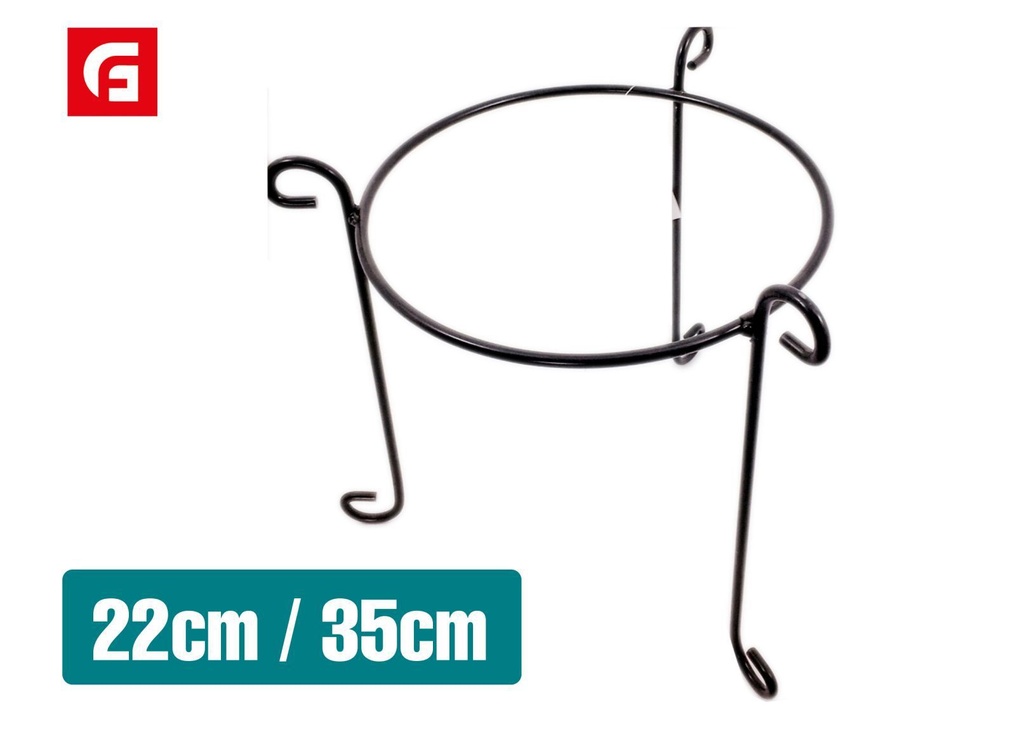 SOPORTE DE MACETA 3 PIES 22 CM - Soporte para maceta  