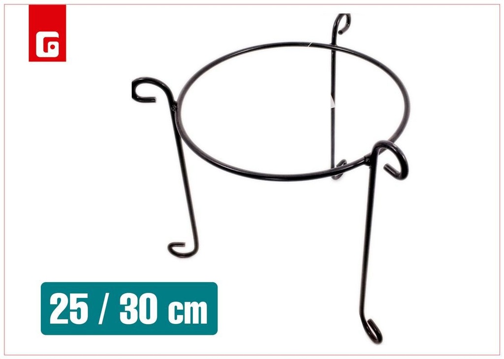 Soporte de maceta 26 cm 3 pies - Accesorios de jardín y soporte para plantas