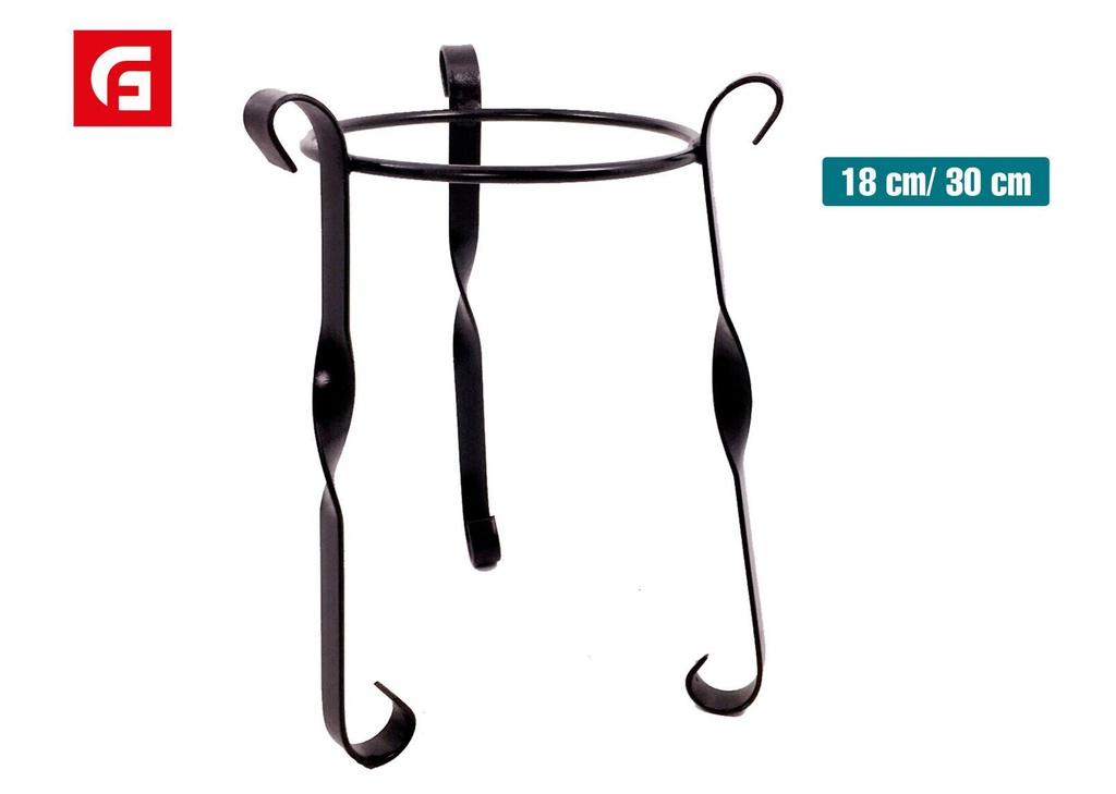 SOPORTE MACETA 18 CM 3 PIE - Soporte para maceta  