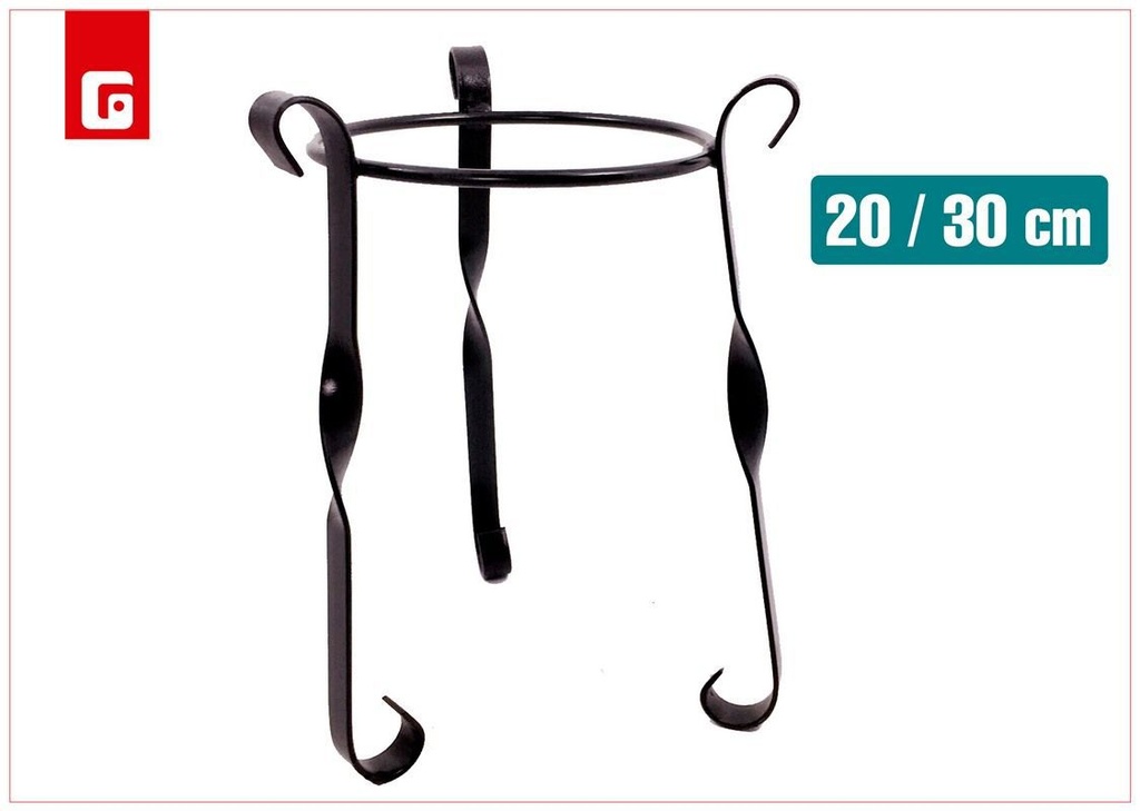 SOPORTE MACETA 20 CM 3 PIE - Soporte para maceta  