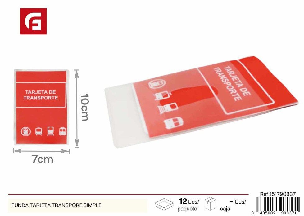 Funda de tarjeta para transporte simple - Material de oficina y tarjeteros