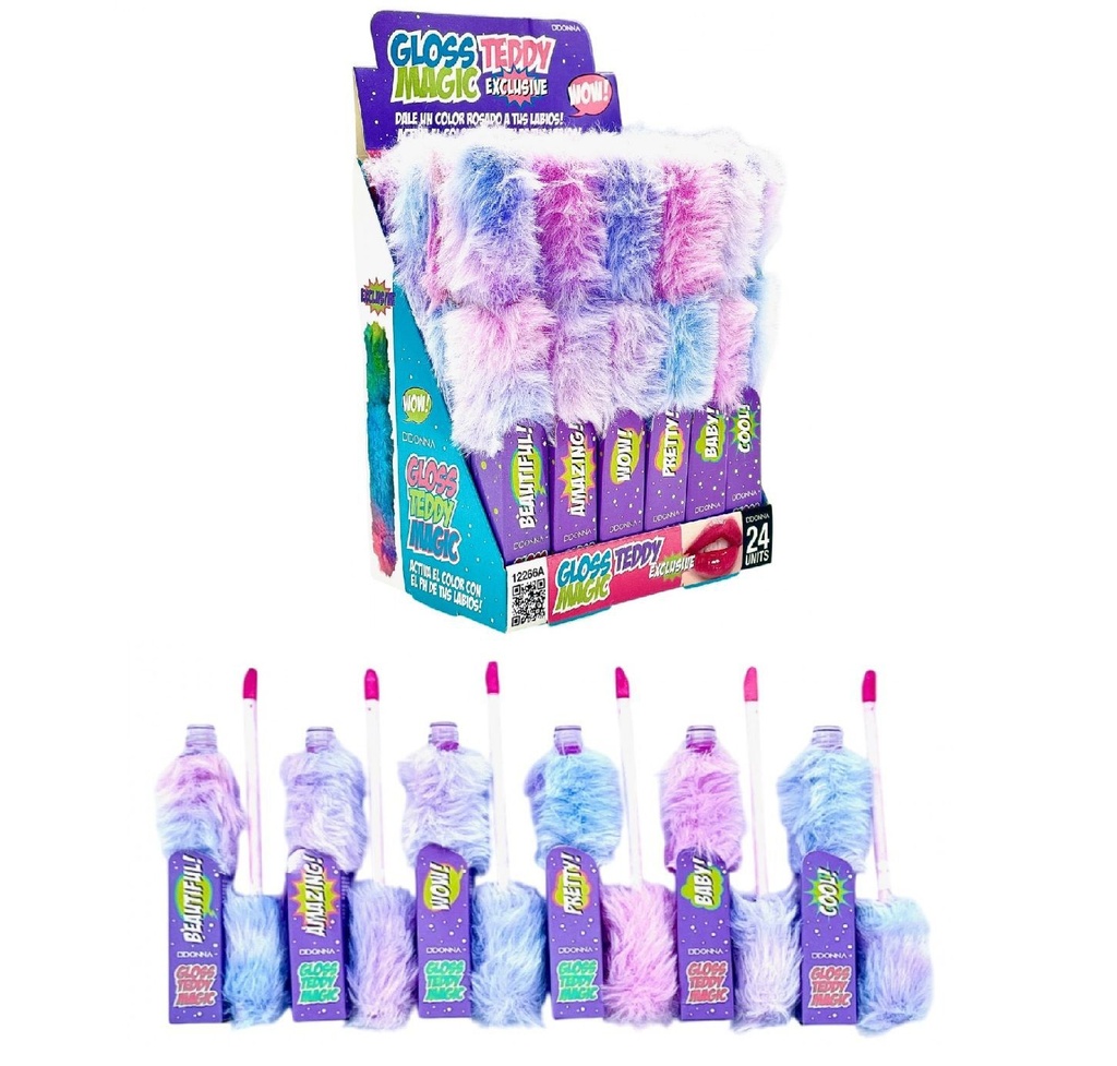 Brillo Labial Teddy Magic 24 unidades - Cosméticos labiales