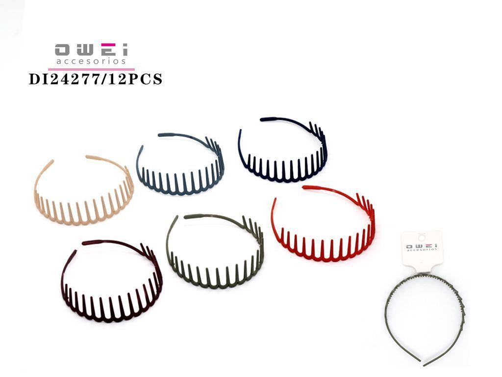 Diadema 12 unidades DI24277 - Accesorios para el cabello