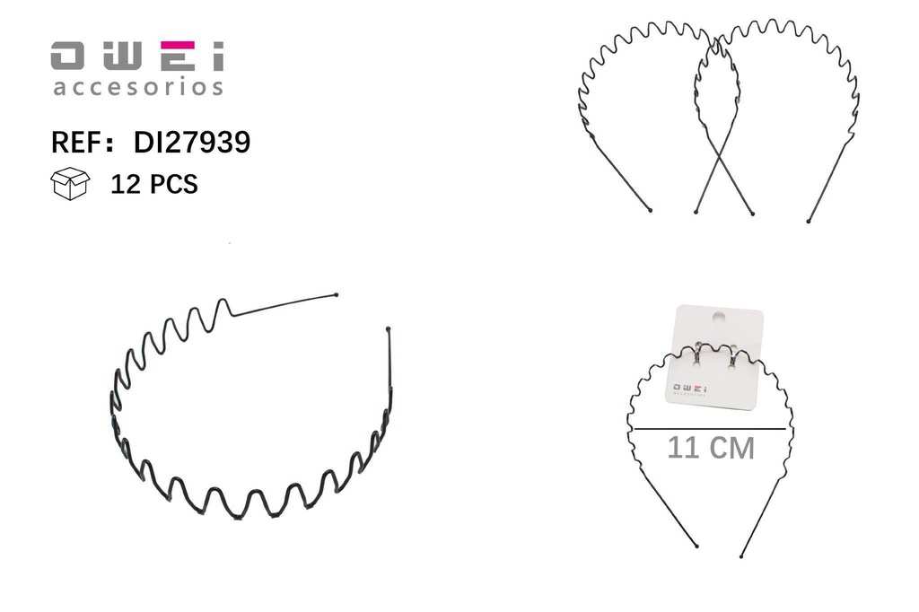 Diadema 12 unidades - Accesorios para el cabello