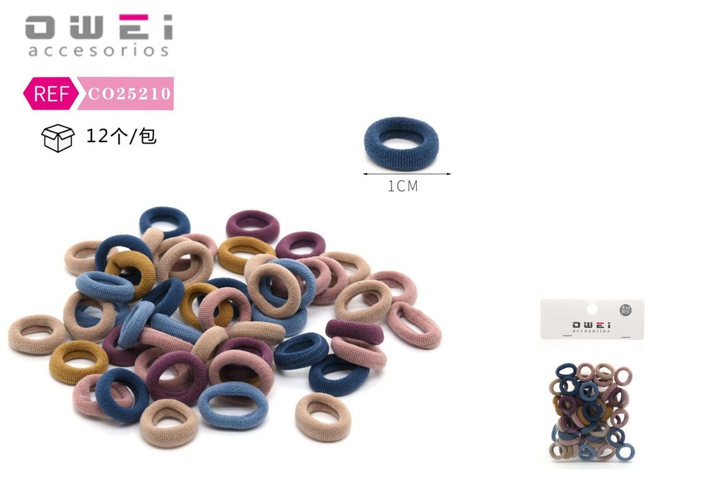 Gomas para el Pelo 12 unidades CO25210 - Accesorios para el cabello