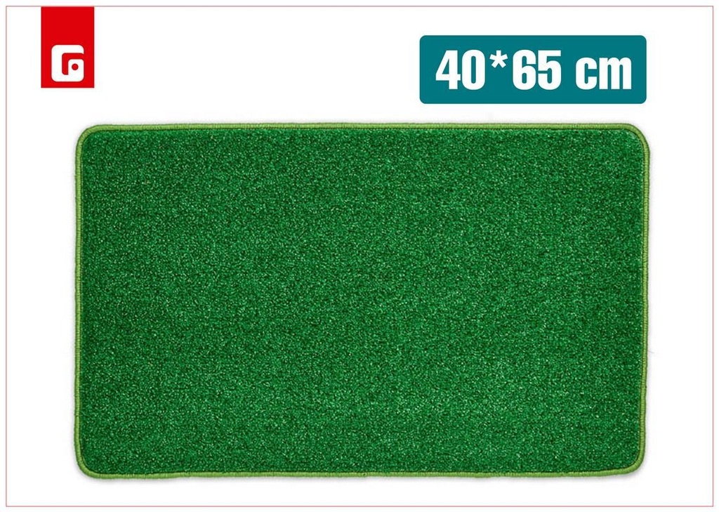 Felpudo exterior esencial verde 40 x 65 cm - Jardín y accesorios 