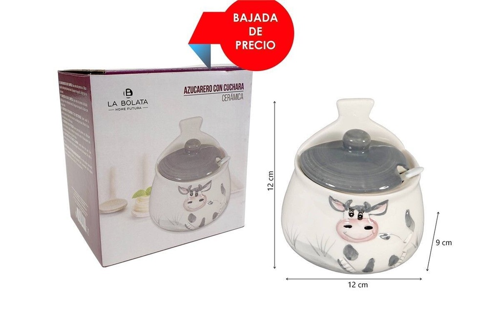 Ayacanero de cerámica ovalado - Utensilios de cocina y azucareros