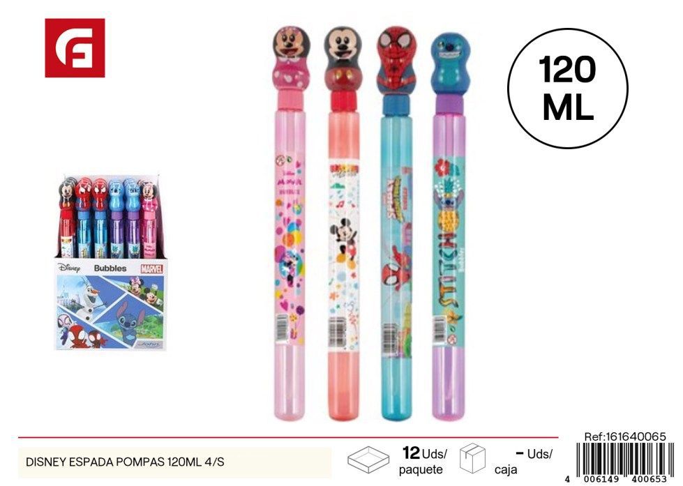 Espuma de burbujas Disney 120 ml - Juguetes y actividades al aire libre