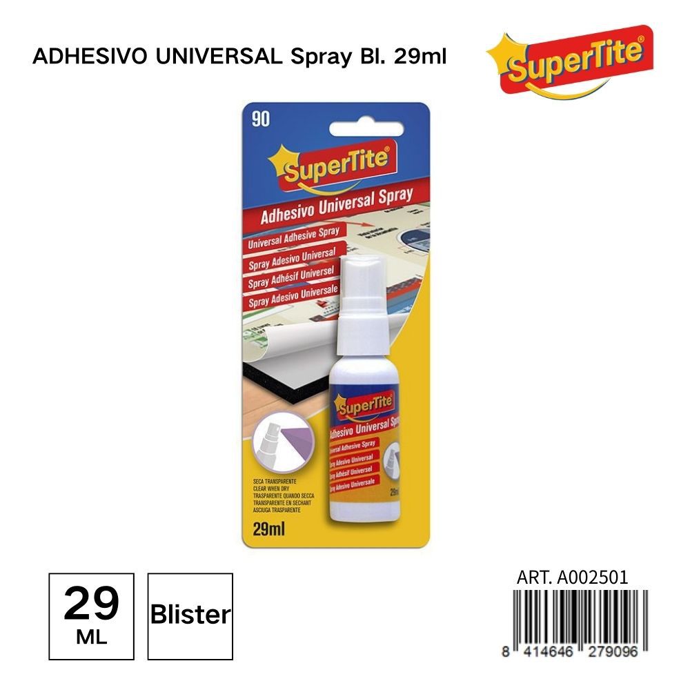  Adhesivo universal en spray 29 ml - Papelería y manualidades