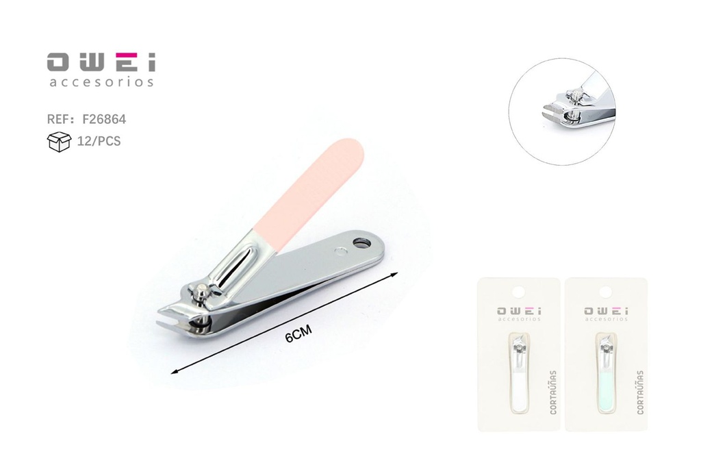 Cortaúñas 12 unidades F26864 - Accesorios de uñas