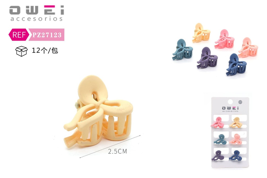 Pack pinza 2.5cm 12 unidades PZ27123 - Accesorios para el cabello