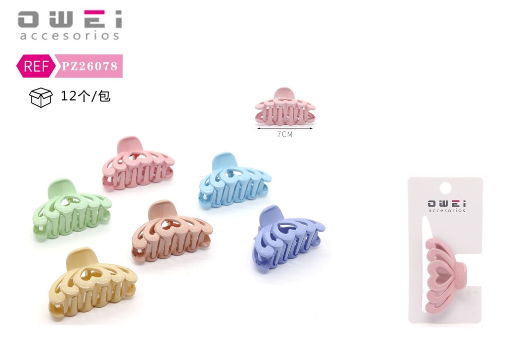 Pinza de pelo 12 unidades PZ26078 - Accesorios para el cabello