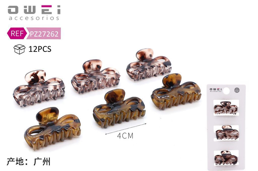 Pinza de pelo 4cm 12 unidades PZ27262 OW - Accesorios para el cabello