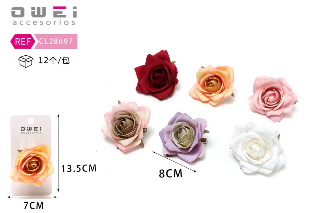 Pinza de pelo 12 unidades CL28697 - Accesorios para el cabello