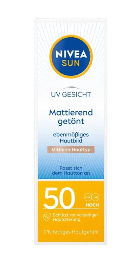 Protector solar facial NIVEA SPF-50 50ml - Productos para el cuidado de la piel