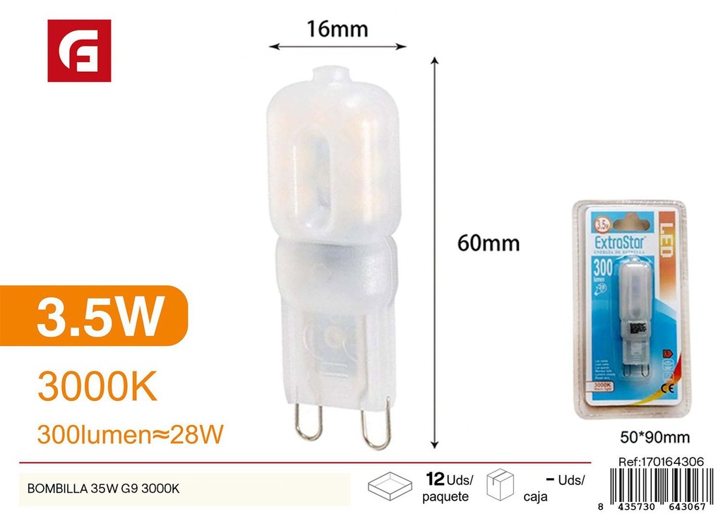 Bombilla de 35W 3000K - Iluminación y lámparas LED