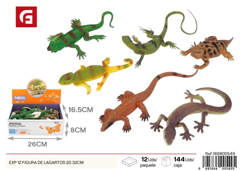 Expositor de lagartos de 20.32 cm - Juguetes educativos 