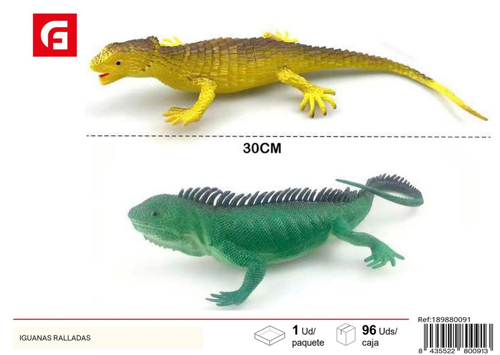 Set de 2 iguanas - Juguetes de dinosaurios