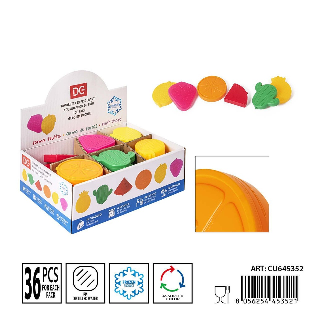 Acumulador de frío forma de frutas - Para mantener la frescura