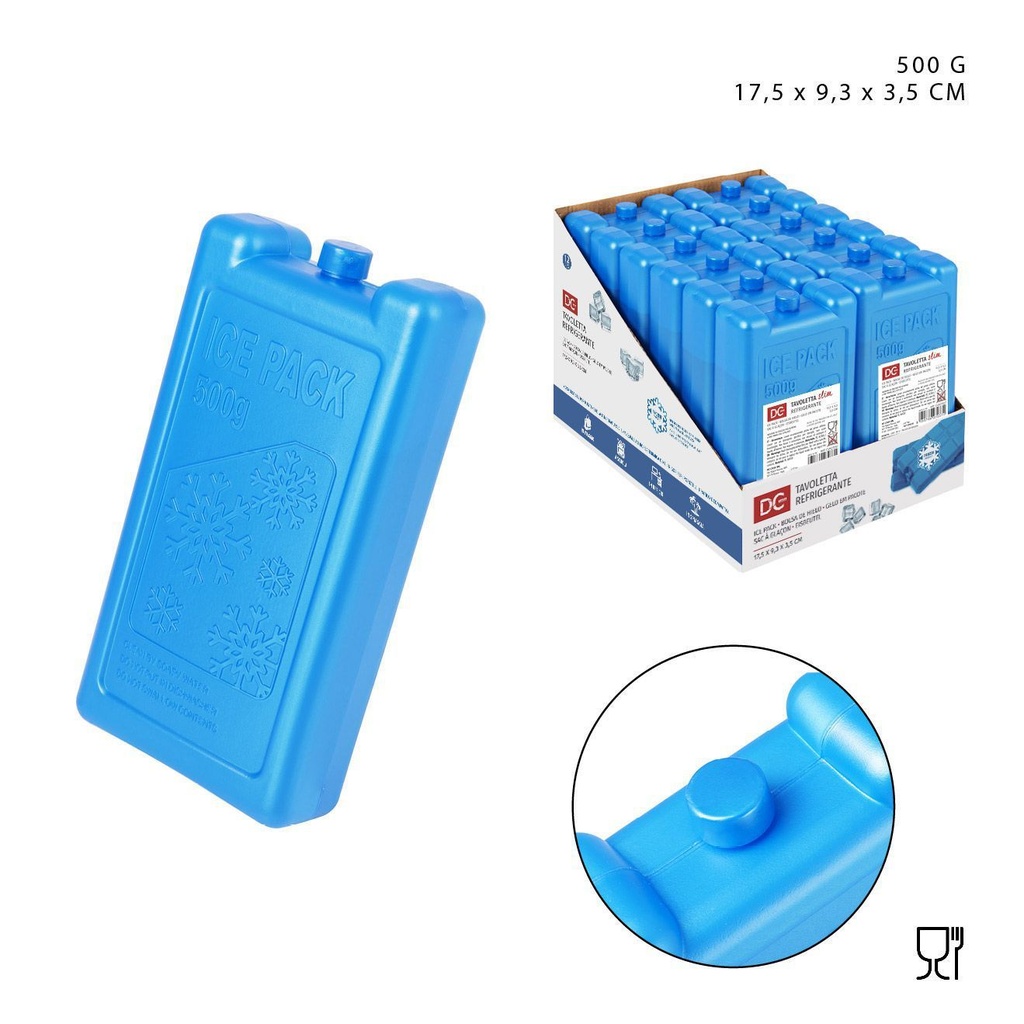 Acumulador de frío 500G 17.5X9.3X3.5CM - Accesorios de cocina y enfriadores