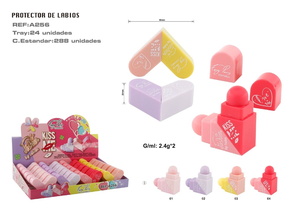 Protector labial DUO 24 unidades - Cuidado y protección labial