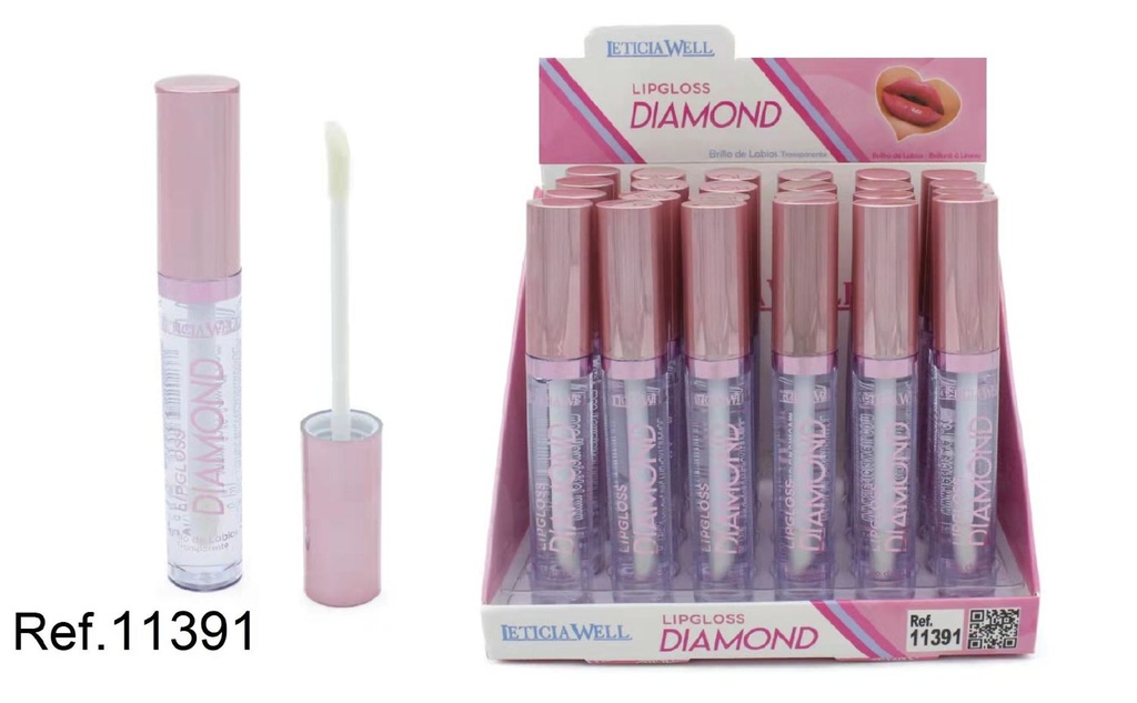 Lipgloss trans. Diamond 24/U 11391 LW - Brillo atractivo