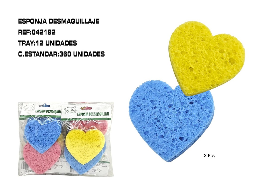 Discos para desmaquillaje 8.5*8.2 cm 12/U - Delicados y efectivos