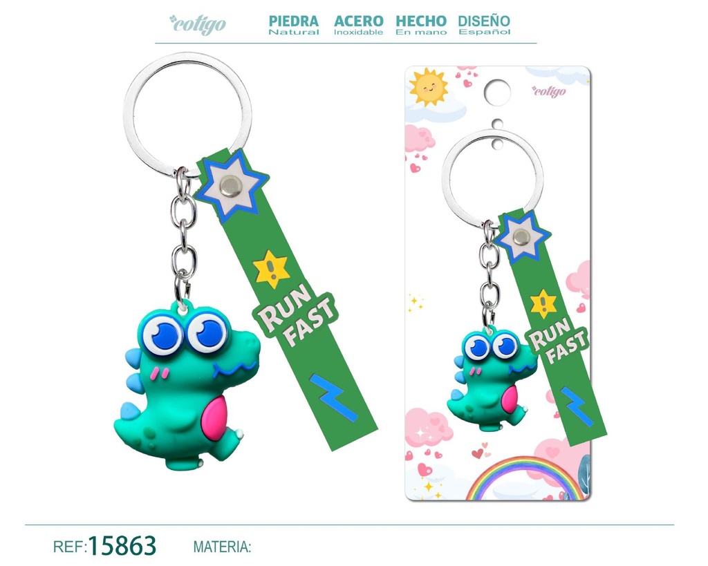 Llavero de dibujos animados - Accesorio infantil y divertido