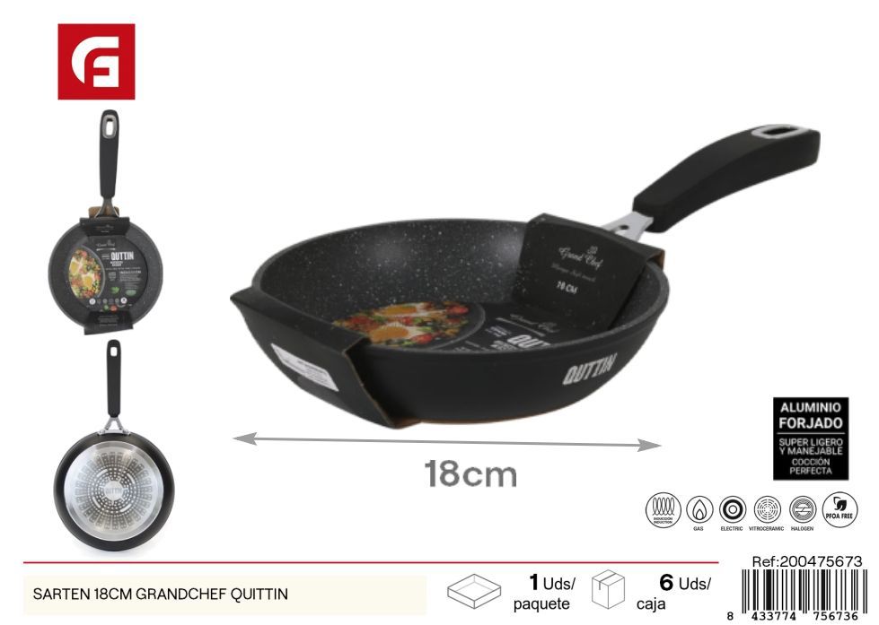 Sartén GrandChef Quittin de 18 cm - Utensilios de cocina y sartenes