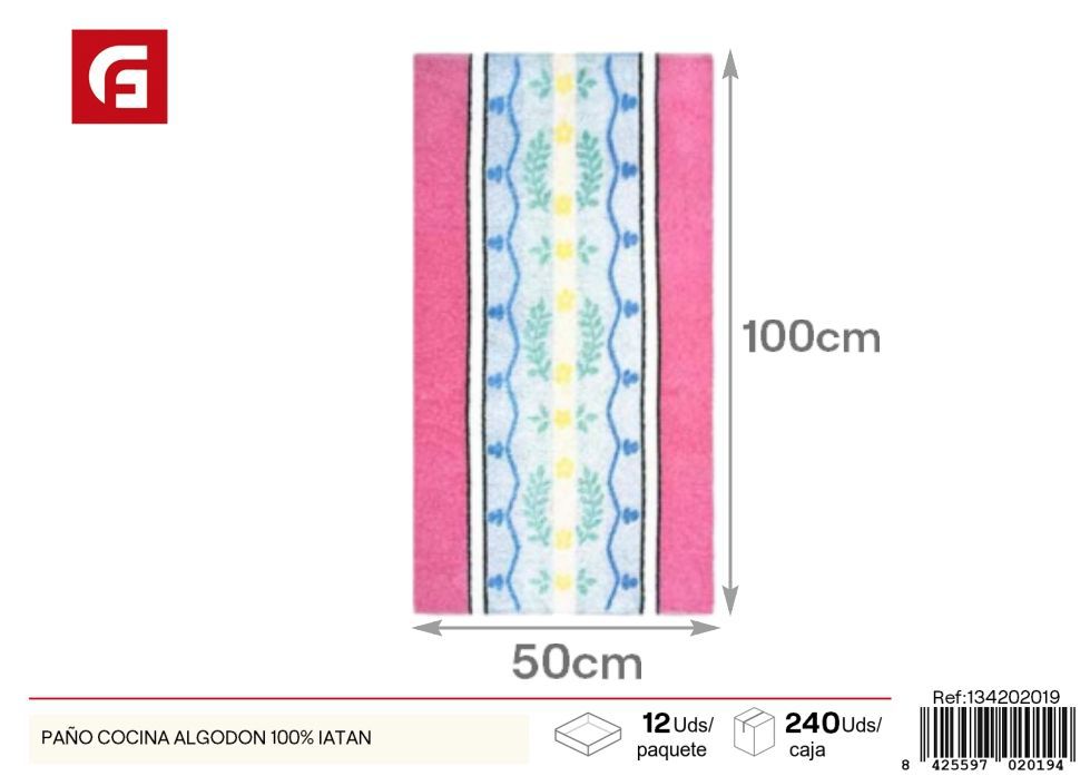Paño de cocina 100% algodón - Accesorios de limpieza