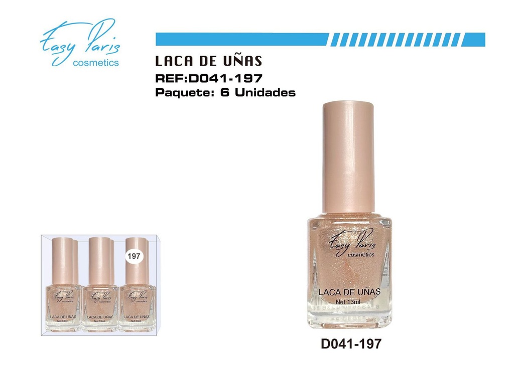 Laca de uñas Easy Paris 6/U - Esmaltes de uñas