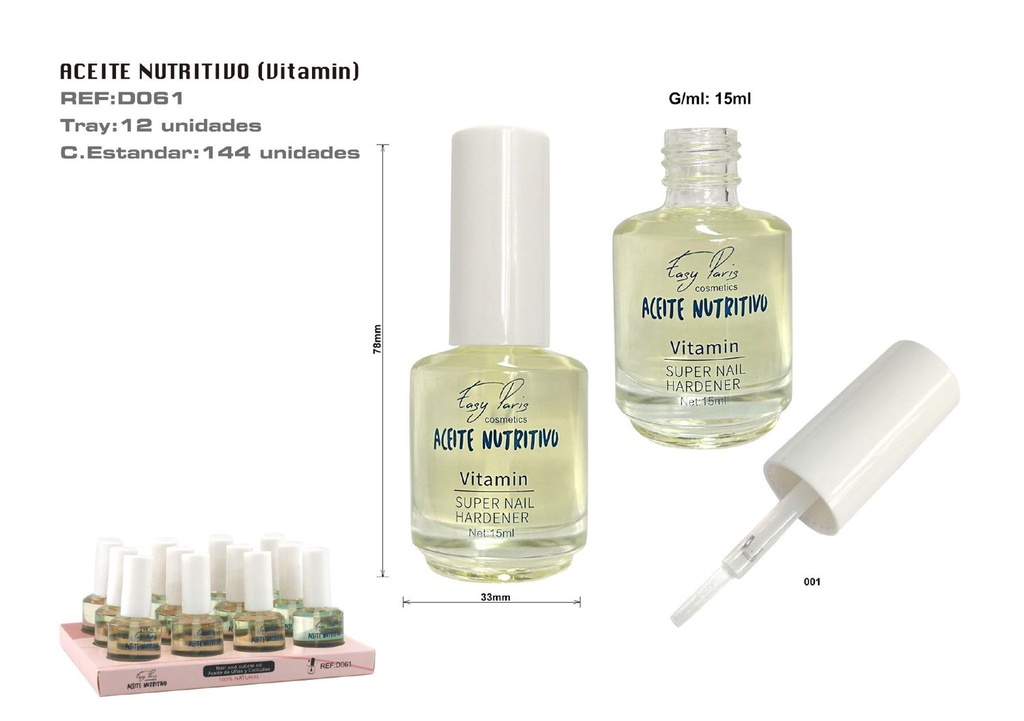 Acido para manicura 12U - Cuidado y tratamiento de uñas